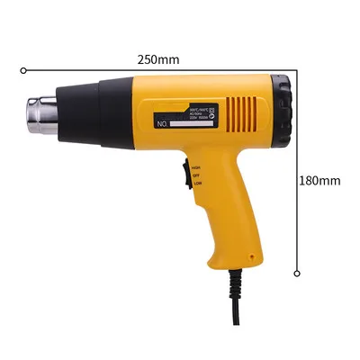 Temperature regulation heat gun 220V 300W-1800W