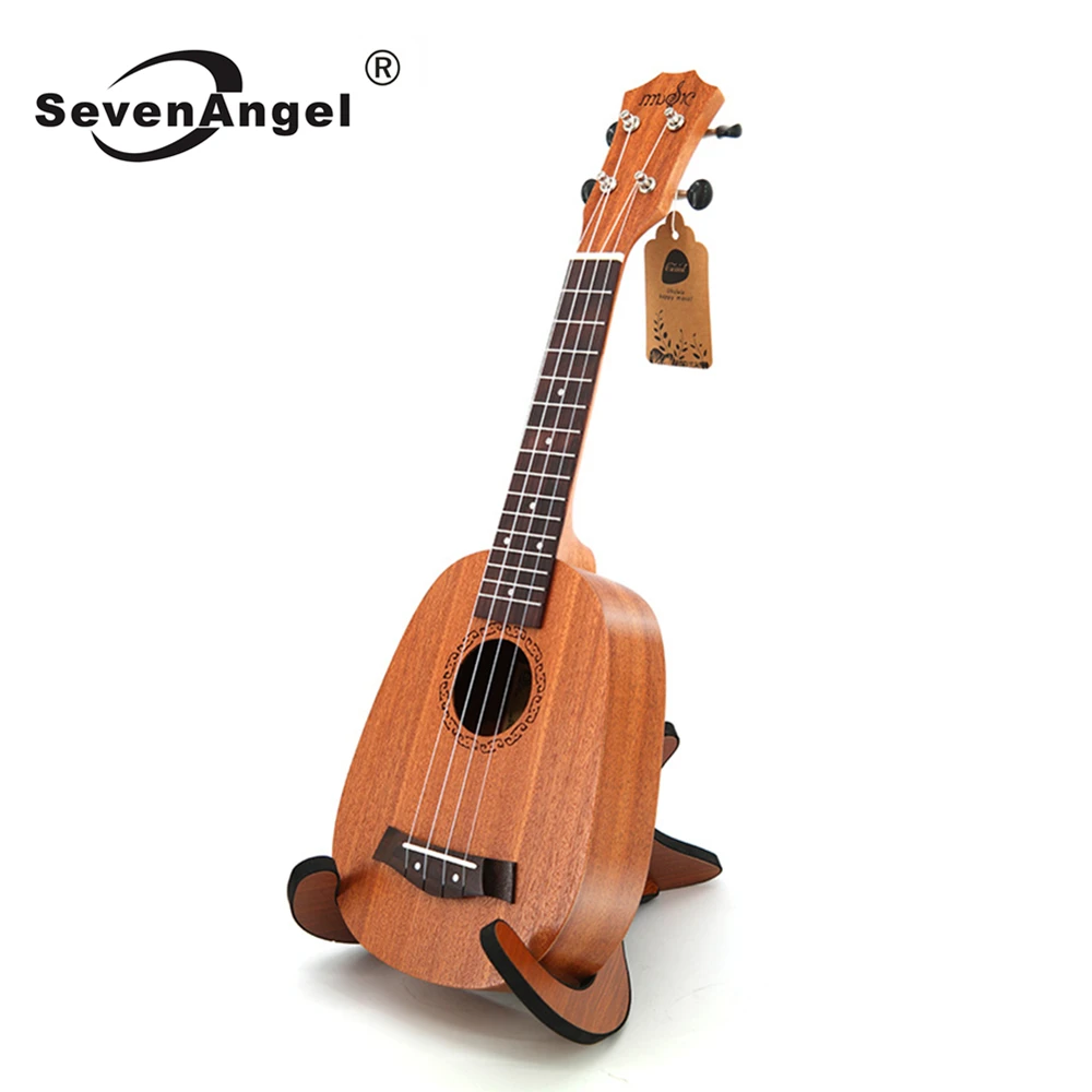 JLM 21 Inch Ukulele Mahogany Pineapple Barrel Type Soprano Ukelele Mini Guitar 4 Stings Hawaiian Uku Musical Instrument