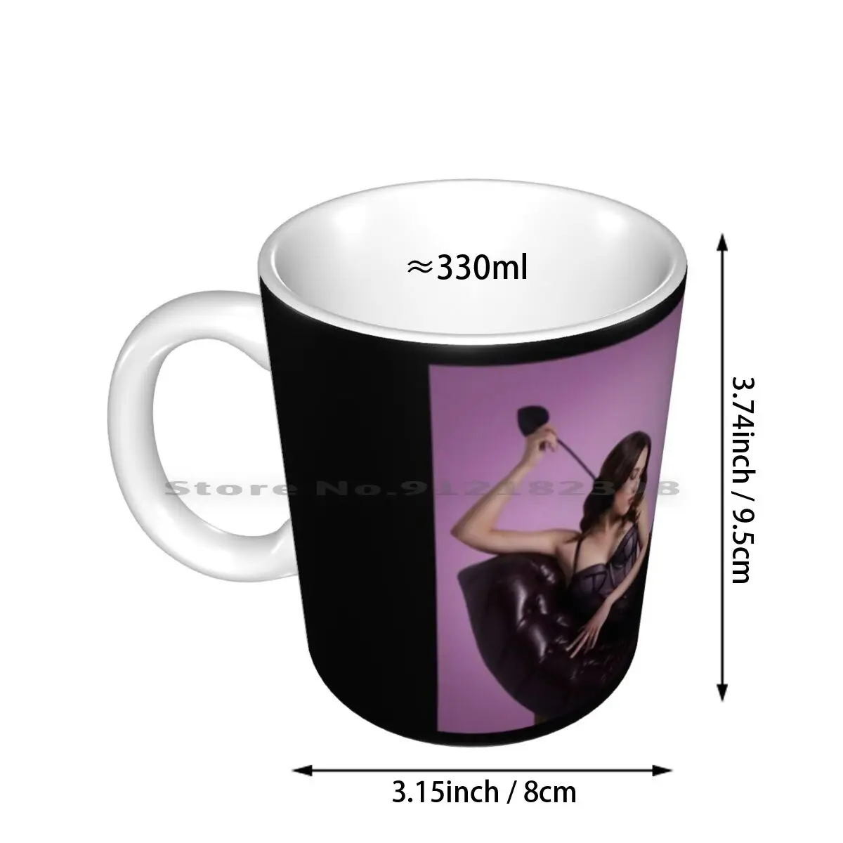 Sexy Femdom / Mistress / Dominatix Design Ceramic Mugs Coffee Cups Milk Tea Mug Femdom Dominatrix Mistress Chastity Slave Pain