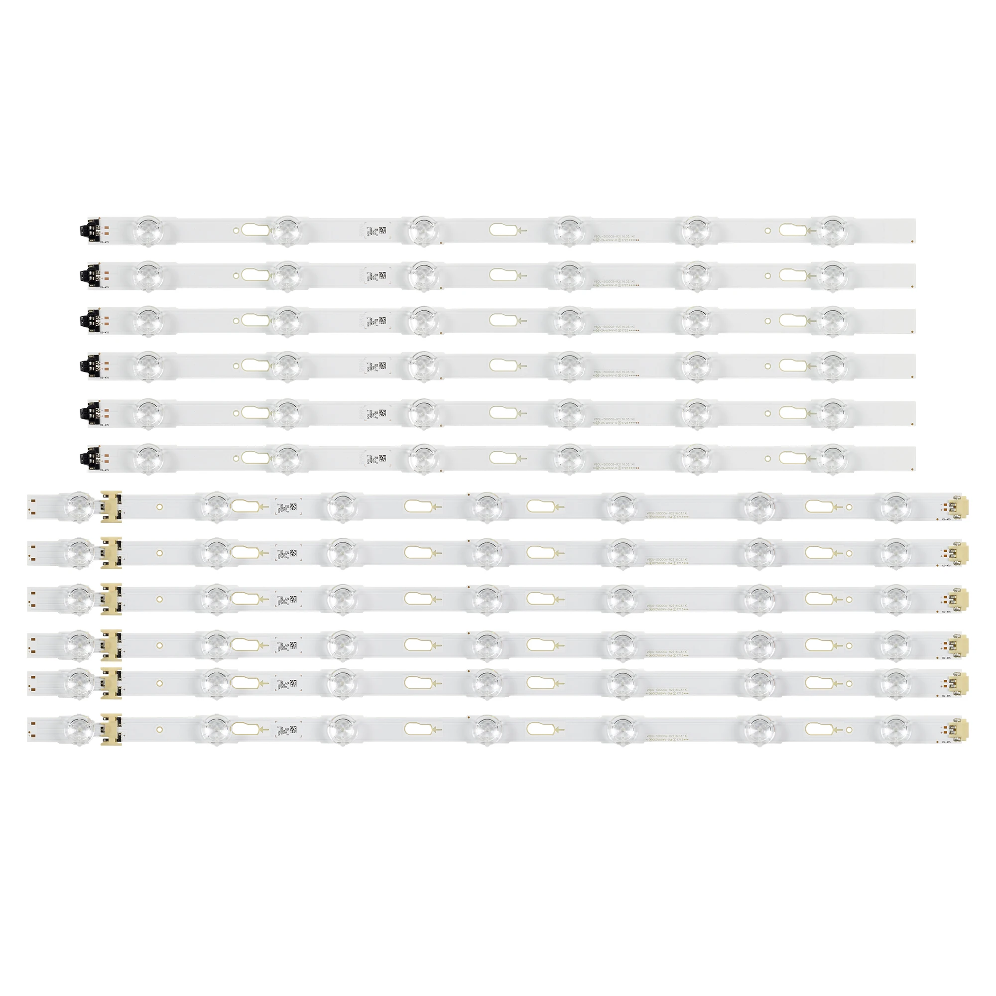 

LED Backlight Lamp strip For SamSung UN50KU6300 50'' TV LM41-00253A 00254A E88441 39657A 39658A UE50KU6000 S_KU6K_50_FL30