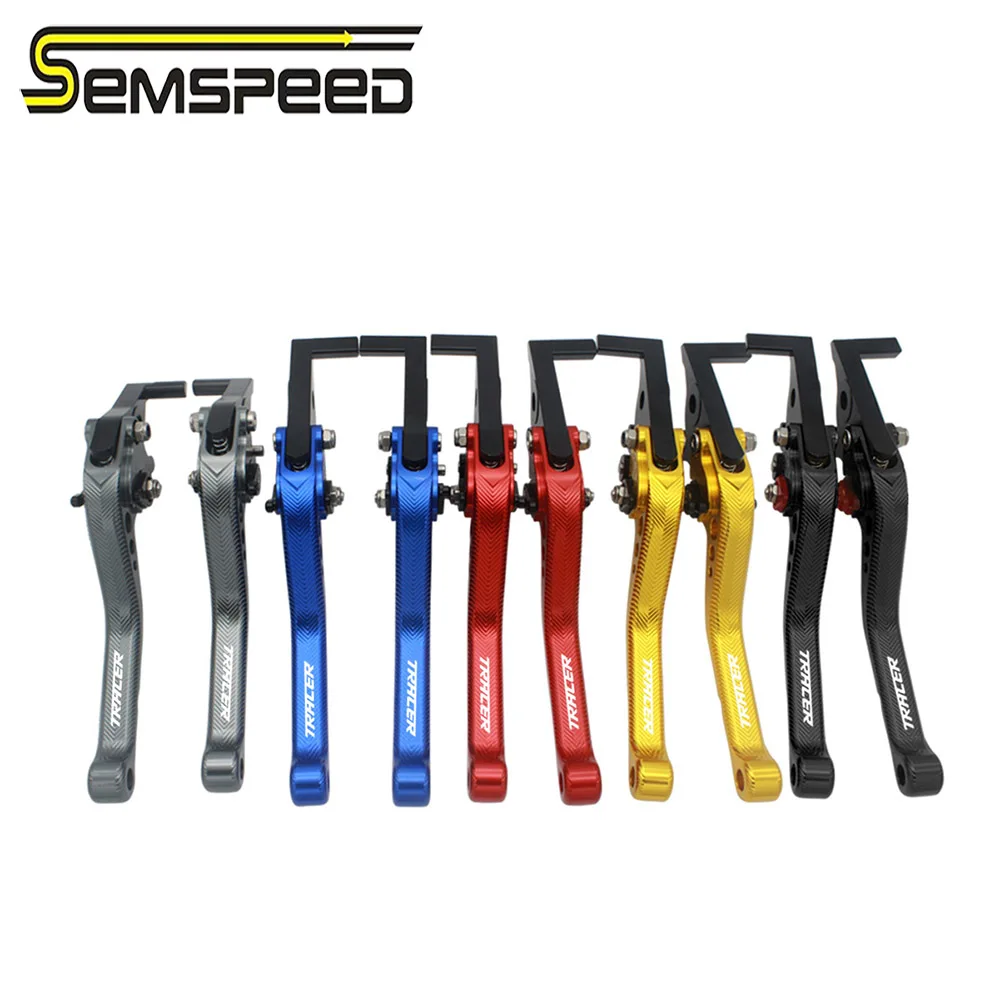 Semspeed 3D Brake Clutch levers For Yamaha Tracer 900 GT 2021 2022 Tracer 900 CNC Adjustable Brake Clutch Levers Left Right 2PCS