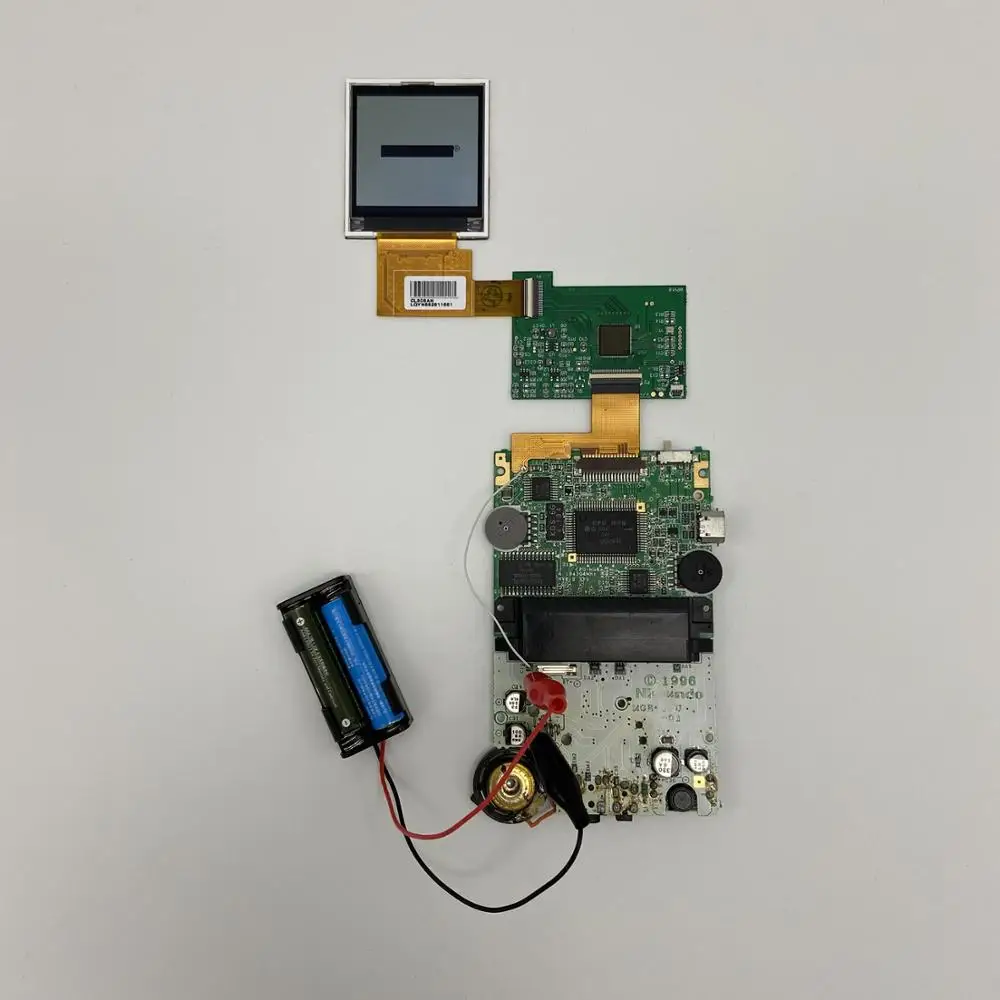 Caja de almacenamiento de batería de tamaño AA AAA, soporte de caja, Clip de cables con 2 ranuras para Gameboy GB GBP GBC NGPC, prueba el uso de la placa base