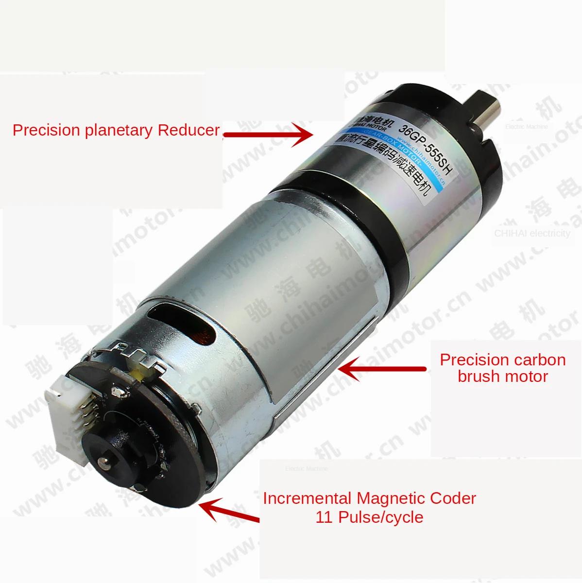 Imagem -03 - Motor Planetário da Engrenagem 36gp555 de 36 mm com Código 24v da Placa de Código do Salão