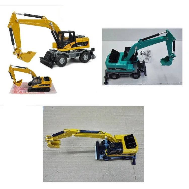 Hot-selling high-simulation alloy excavator mixer truck model,1:60 construction truck toy,wood grabber dump truck,free shippig