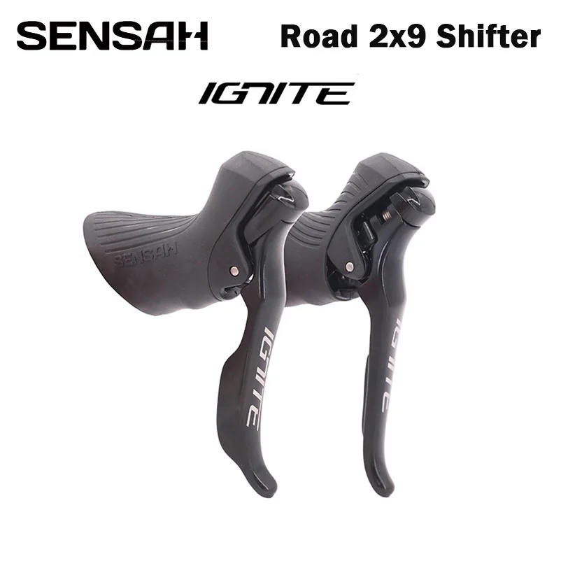 Sensah reflex/ignite/phi/shifter de bicicleta de estrada 2x8 / 2x9