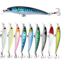 1 Uds 7,8 cm 7g Minnow Señuelos de Pesca Wobbler cebos duros Crankbaits ABS señuelo Artificial para lubina aparejos de pesca