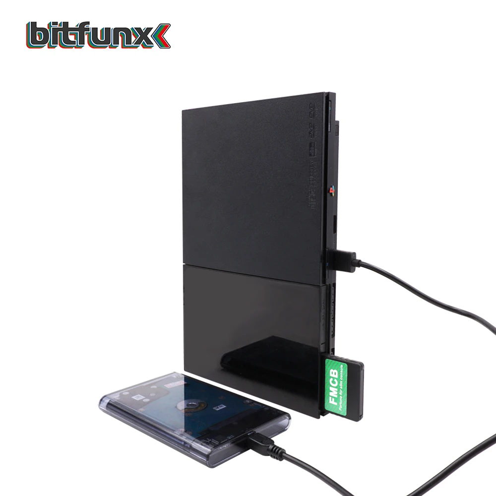 Bitfunx Fortuna FMCB Scheda di memoria McBoot gratuita per console di gioco Sony Playstation2 PS2 Slim