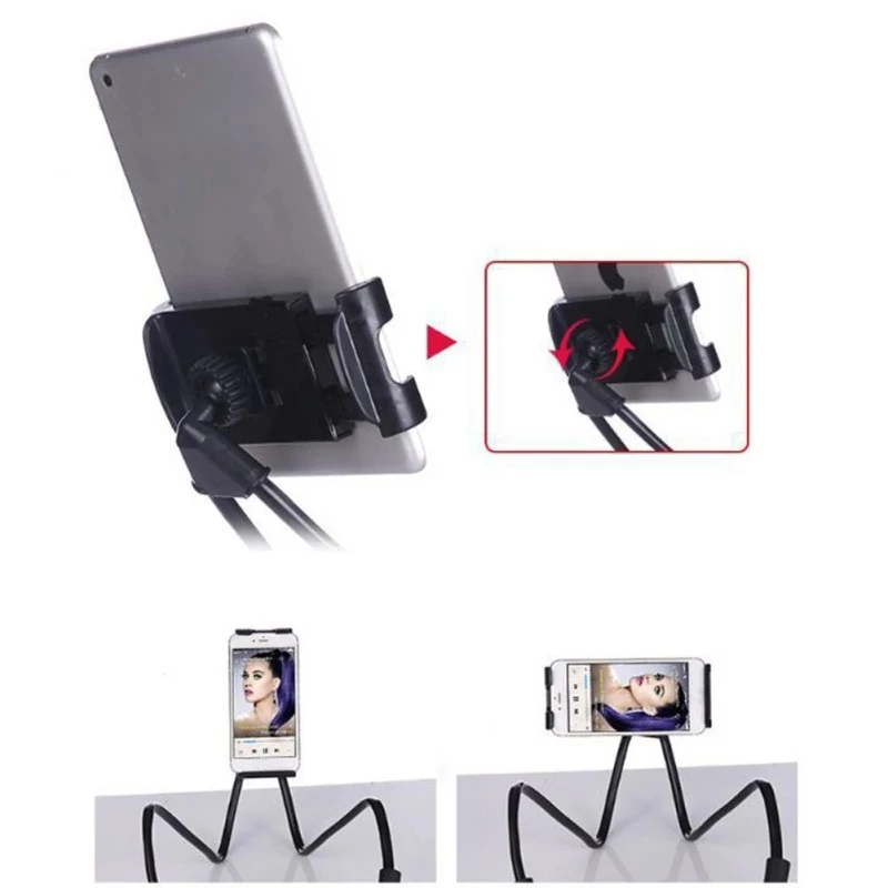 Suporte para telefones 360 graus, suporte para celular pendurado no pescoço, acessórios de montagem para celular preguiçoso ajustável para iphone 12 xiaomi
