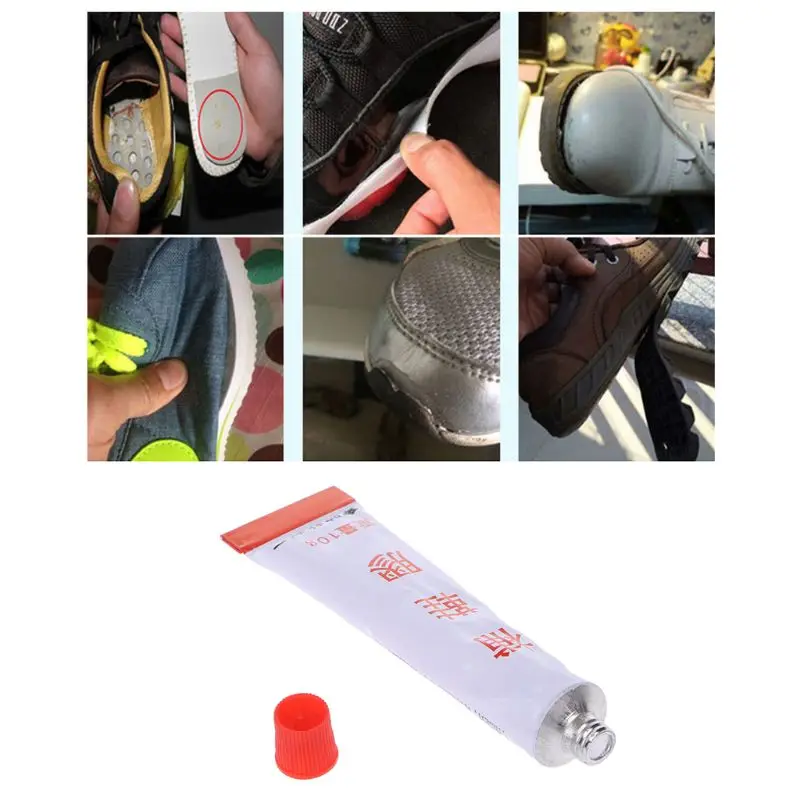 10ml Super Adhesive Repair Glue For Shoe Leather Rubber Canvas Tube Strong Bond K9FA