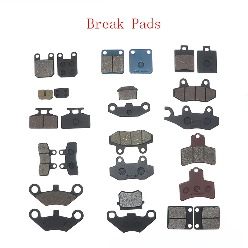 

Motorcycle 49cc 50cc 70cc 125cc 110cc 250cc ATV Quad Go Kart Dirt Pit Bike Scooter Mini Bike Hydraulic Front Rear Brake Pads