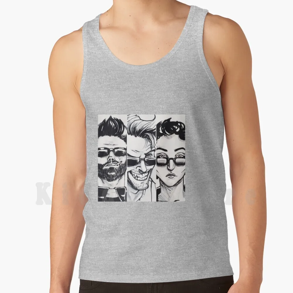 A Priest , A Vagabond And A Hitwoman Tank Tops Vest 100% Cotton Preacher Cassidy Tulip Jesse Custer Comics