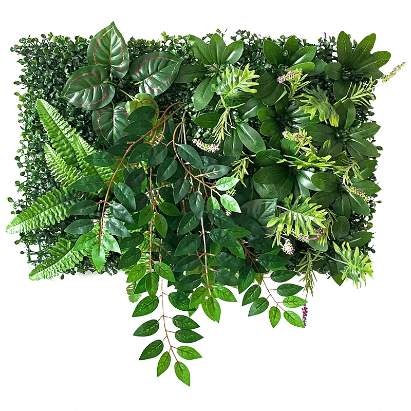 Artificial Plant Lawn DIY Background Wall Simulation Grass Leaf Wedding Home Decoration Green Wholesale Carpet Turf Office Decor