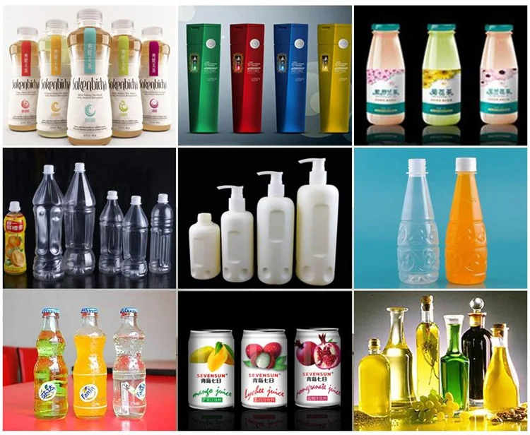 Máquina de llenado de zumo automática, suministro de fábrica, neumática