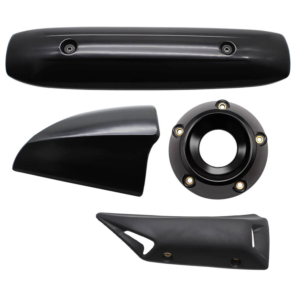 

Motorcycle Exhaust Pipe Cover Cowl For Yamaha XP500 TMAX500 2011-2016 T-MAX TMAX T MAX 530 2011 2012 2013 2014 2015 2016