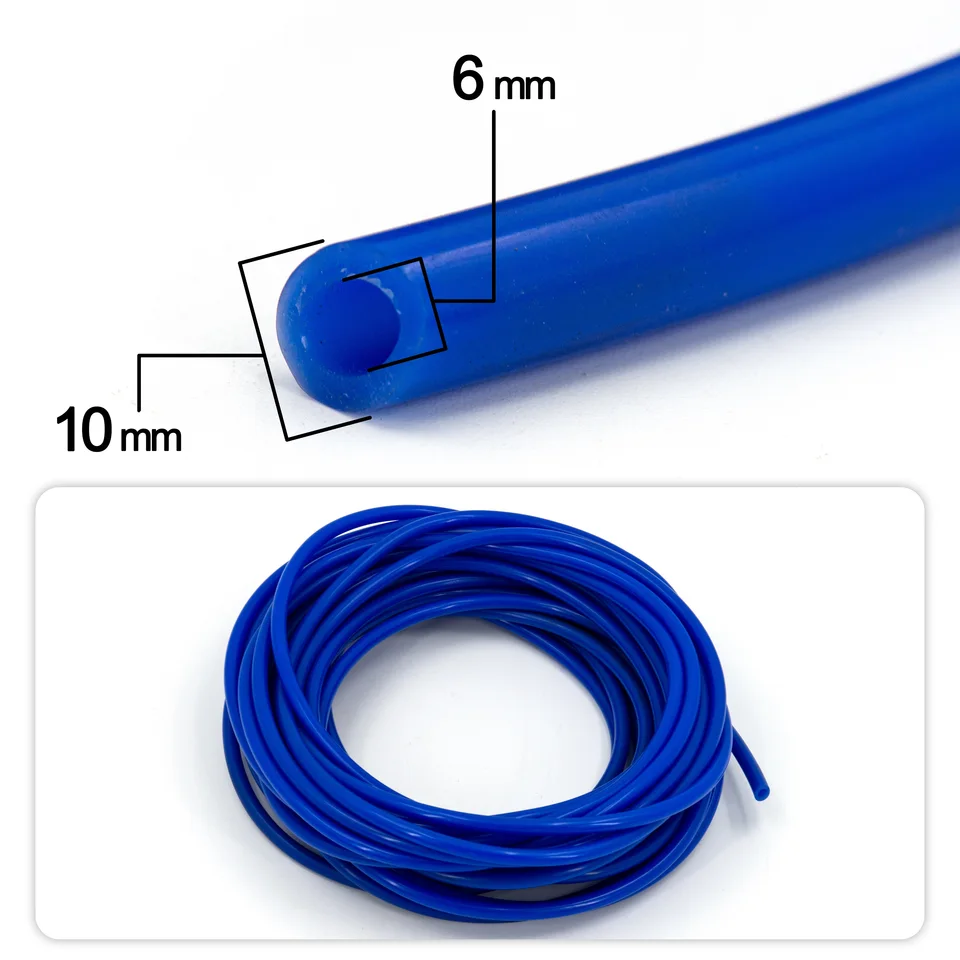 Hosifiy Siliconen Vacuümslang – 10 X 14 Mm (ID X OD), 2 Meter, Blauw, Hittebestendig Tot 220°C Voor Auto En Motor