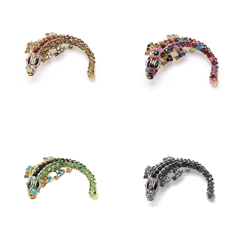 PD BROOCH Crocodile Shape Brooch Clothing Accessories Korean Fashion Clothing Pins Accessories Jewelry