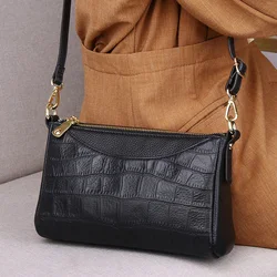 Fashion Handbag Women Small Bag Genuine Leather Luxury Crossbody Bag for Women Ladies Tassel Shoulder Messenger Bags Purse