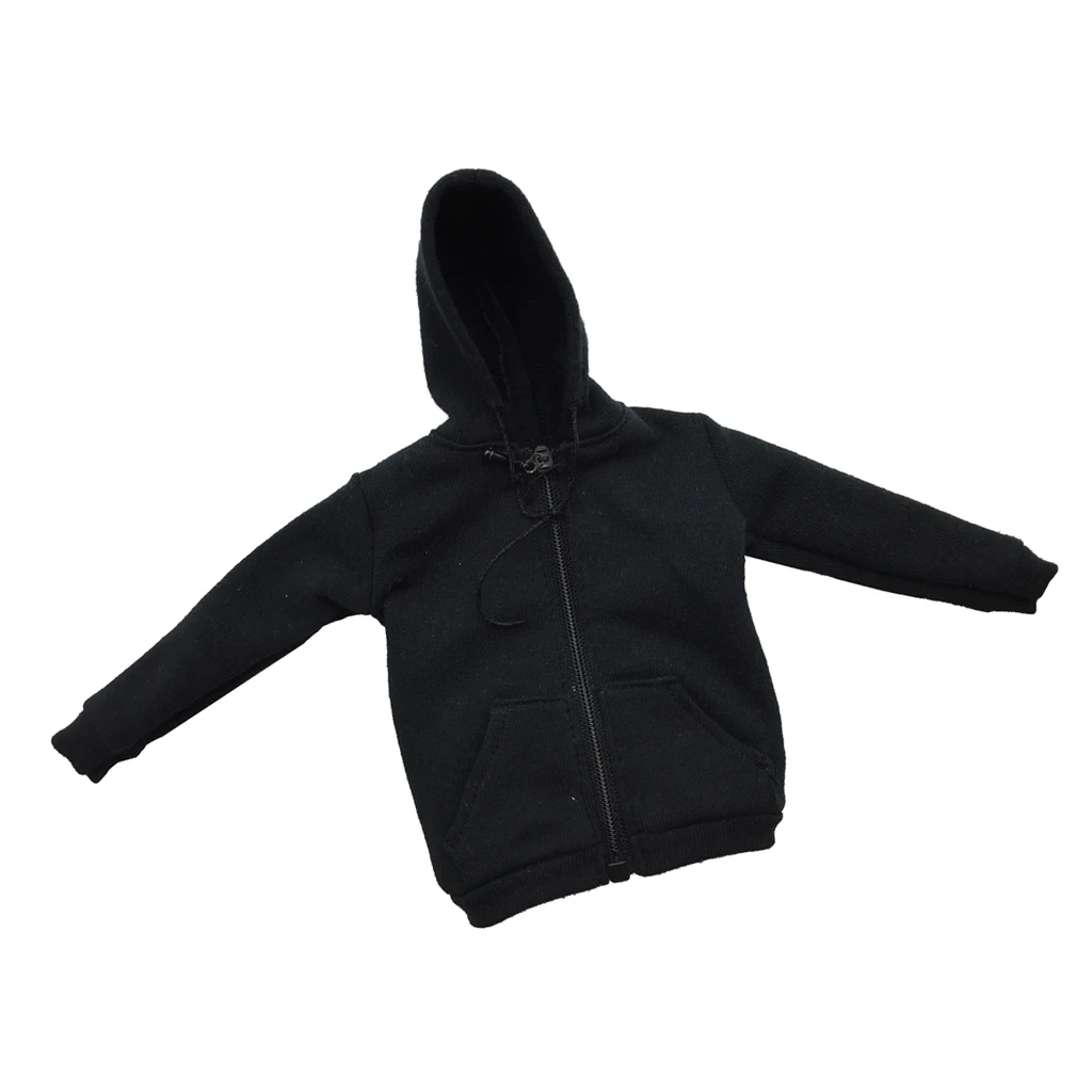 1/6 Scale Mens Zip Up Hoodie Sweatshirt For 12\'\' Action Figure