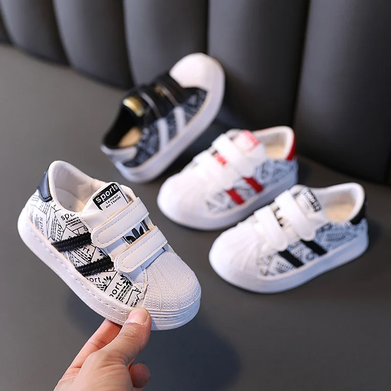 2023 Boys Sneakers Kids Shoes Baby Casual Toddler Girls Running Children Sports Shoe Fashion Light Flat Soft Breathable Sneakers