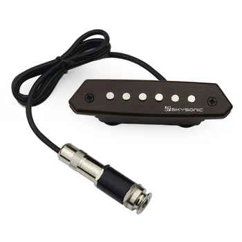 A-810 Skysonic Gitaar Pickup Passieve Akoestische Gitaar Geluidsgat Pickup Humbucker Helder Geluid met Toon- en Volumeregeling