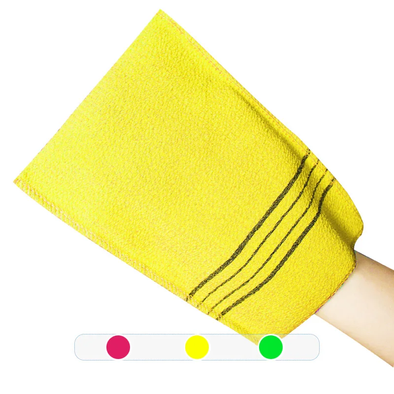 1/4pcs Double-sided Towel Korean Exfoliating Bath Washcloth Body Scrub Shower Towel Portable for Adults Coarse Grain Brush