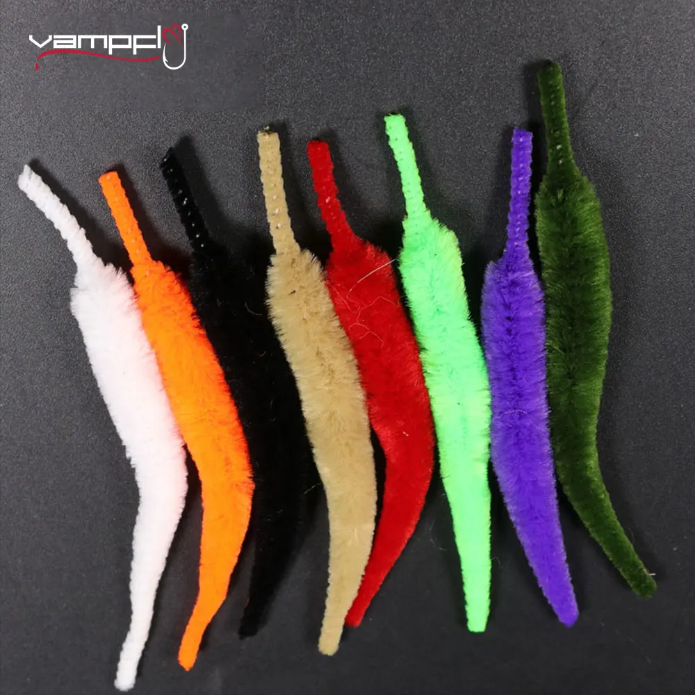 Vampfly 5pcs Small Size Mangum Dragon Tail Snake Wiggle Tail Streamer Fly Tying  Material For Bass Pike Muskie Lure Making