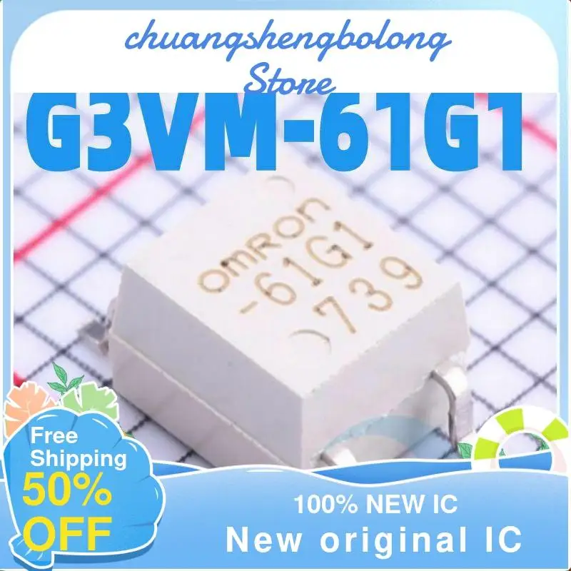 10PCS G3VM-61G1  -61G1 SOP4  New original IC