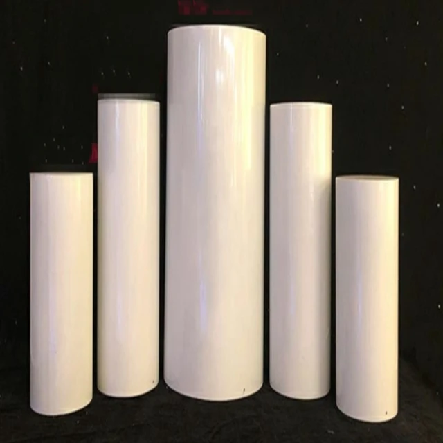 

5pcs/set)Supplier sales wedding round column white mental pedestal display yudao367