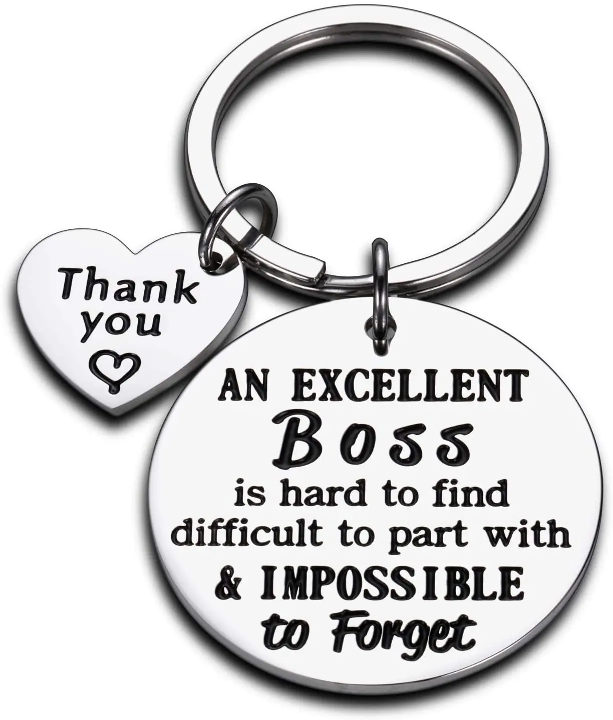 Boss Gifts Keychain Appreciation Coworker Leader Mentor Coach  Thank You Leaving Going Away Gifts Stocking Stuffer