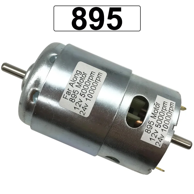 

Powerful 12V Electric DC Motor 895 High Speed 5000/10000RPM Reversible Use For Scooter Electric Grinder Cutting Machine, etc.