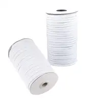 10yards Black / White Sewing Elastic Band Webbing Spandex 3mm ~ 15mm for Clothes Garment Trousers Belt Sewing DIY Accessories 4