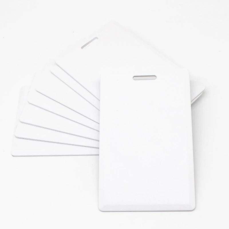 Blank Thick T5577 Rewritable 125khz Low Frequency Cards (White)