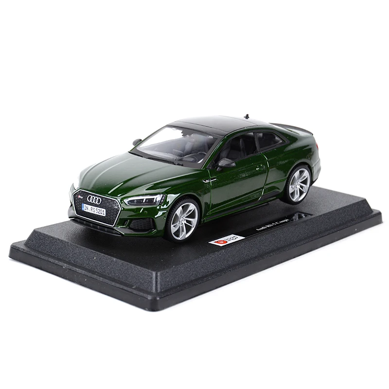 Bburago 1:24 Scale Audi RS 5 Coupe Red alloy racing car Alloy Luxury Vehicle Diecast Pull Back Cars Model Toy Collection Gift