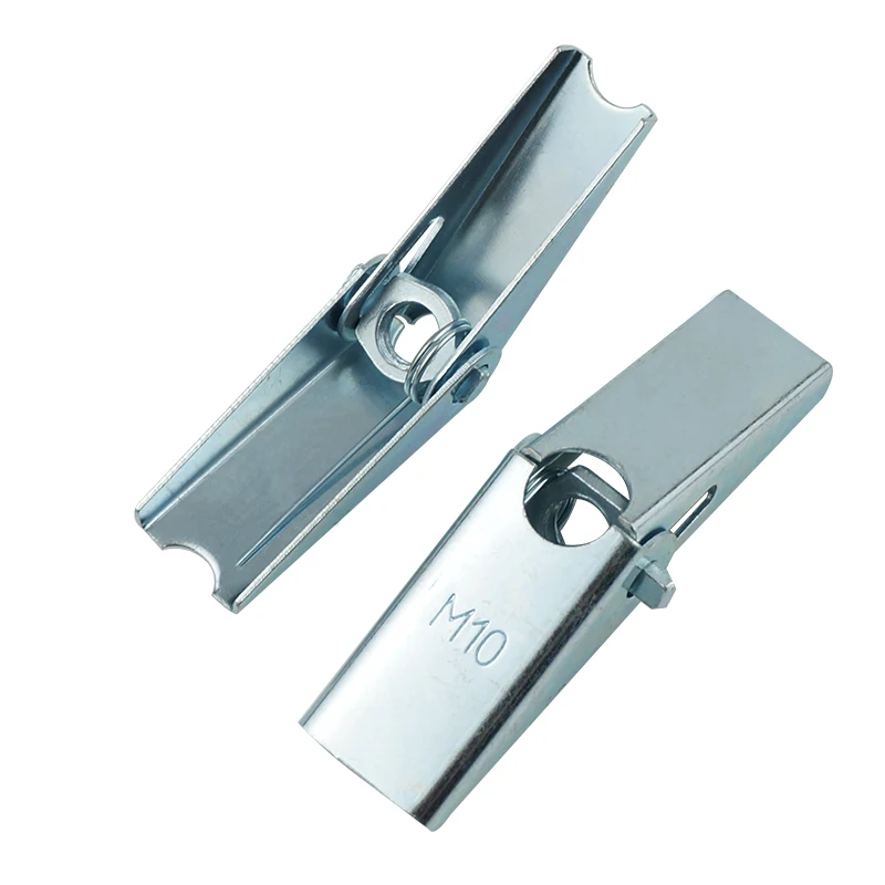 LUHUICHANG 20Pcs/Lot M4 M5 M6 M8 M10 Plasterboard hollow wall cavity wall fixing spring toggle anchor