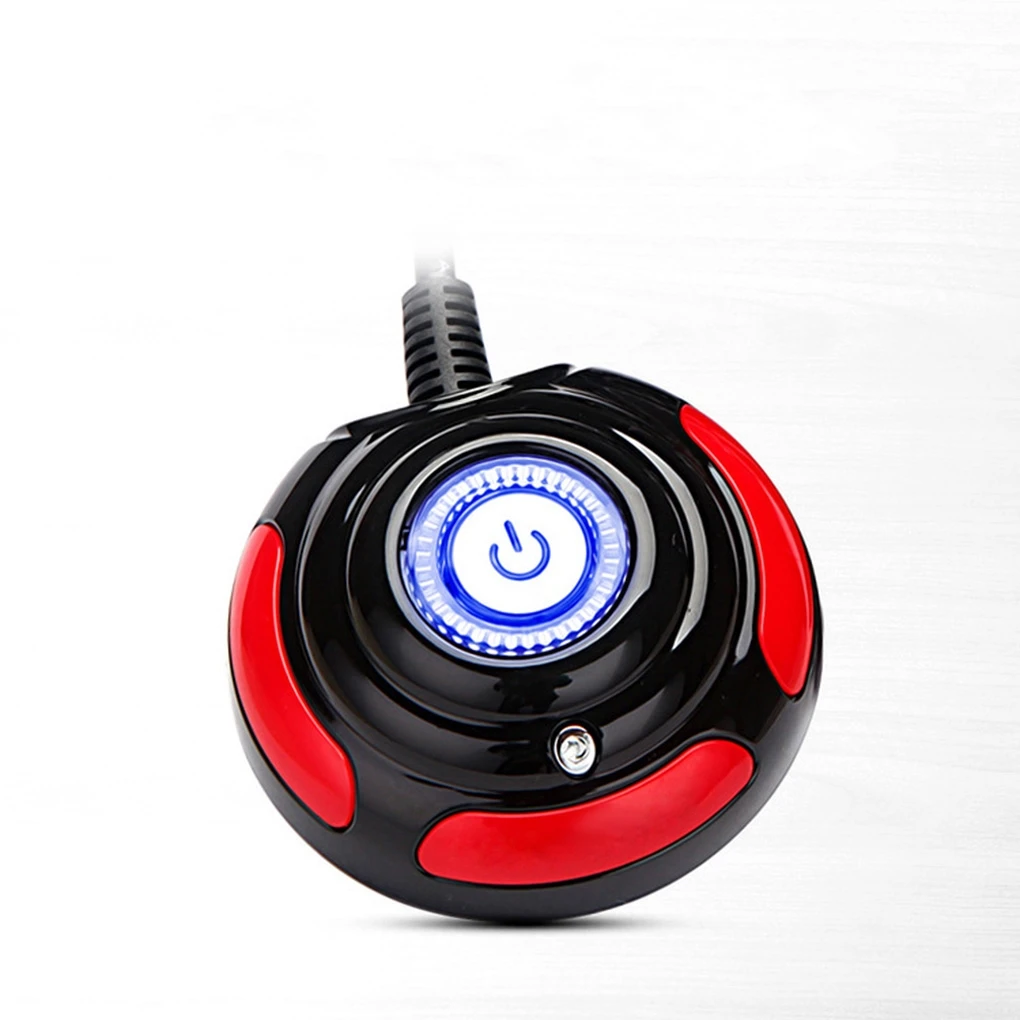 مفتاح زر الكمبيوتر مع مزود بمصدر طاقة وأزرار دفع كبيرة دائرية وأزرار تمديد بار الفندق المنزلي وحامل كابل