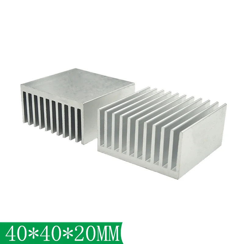 Extruded Aluminum Heatsink For High Power LED IC Chip Cooler Radiator Heat Sink Drop Ship