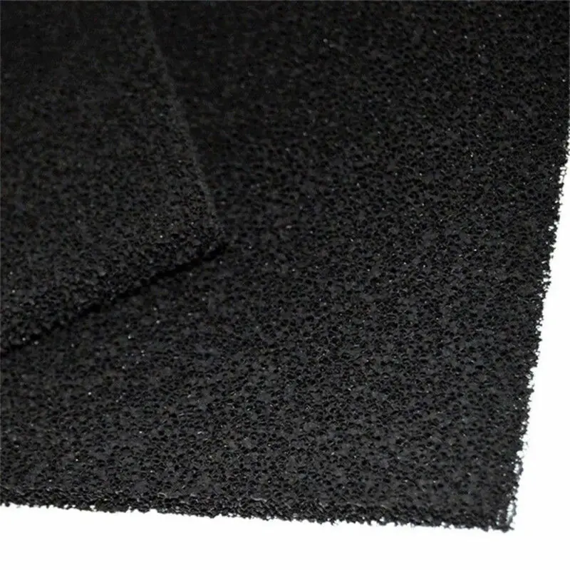 5 esponja de filtro de carbón activado negro de alta calidad, 13x13x1cm para 493 absorbente de humo de soldadura, esponja de escape ESD