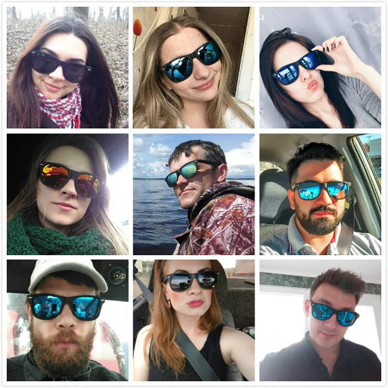 Classic Retro Gepolariseerde Mannen Zonnebril Mannen Vrouwen Designer Merk Rijden Retro Shades Vintage Vrouwen Zonnebril Oculos De Sol