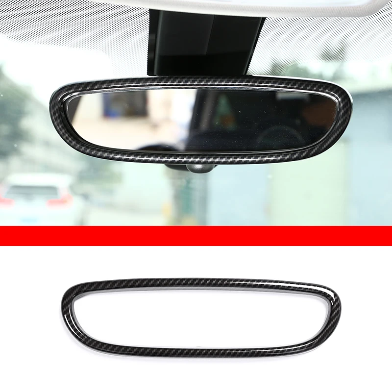 For BMW X1 F48 2016-2019 2 Series F45 F46 2015-19 ABS Car Interior Rearview Mirror Cover Endoscope Frame Decorative Trim Sticker