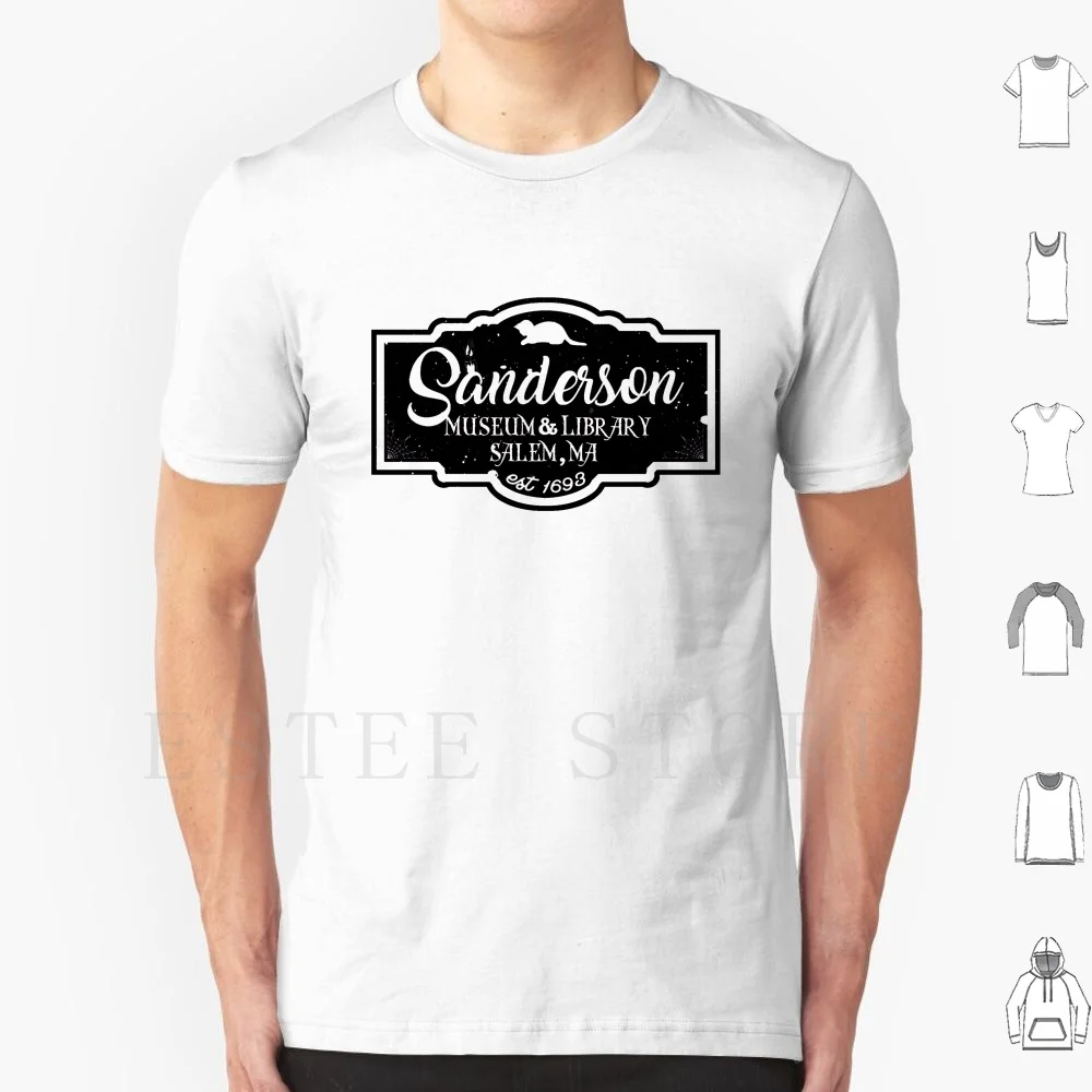 Sanderson Museum T Shirt DIY Big Size 100% Cotton Salem Ma Witches Halloween Sanderson Sanderson Sisters
