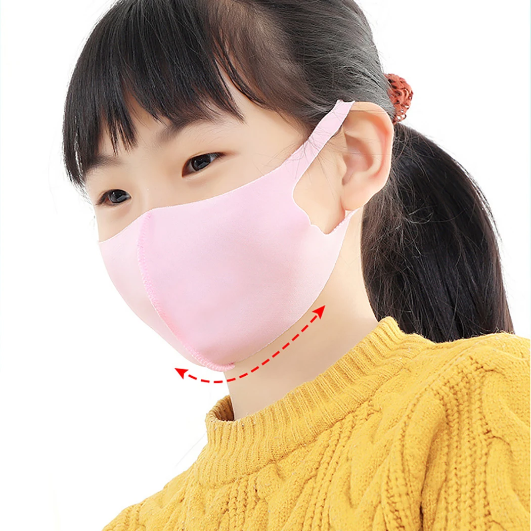 Mouth Mask For 6-13 Years Kids Children Anti Pollution Mask PM2.5 Air Dust Face Masks Washable and Reusable Mouth Cover