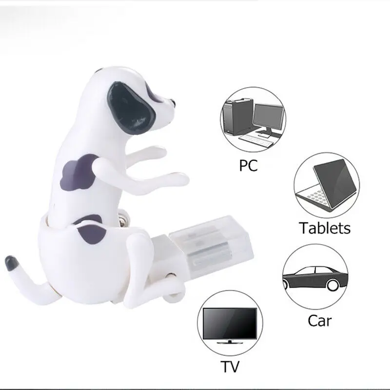 2021 Mới Ngộ Nghĩnh Đồ Chơi Chú Chó Nhớ USB 2.0 Đèn Led Trưởng Thành Tặng Pendrive Lắc Humping Chó 8GB16GB 32GB 64GB 128GB