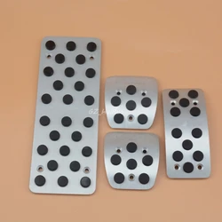 Aluminum AT/MT Accelerator Brake Foot Rest Pedal Pad cover For Subaru XV Legacy Forester OutBack Tribeca Levorg WRX STI Impreza