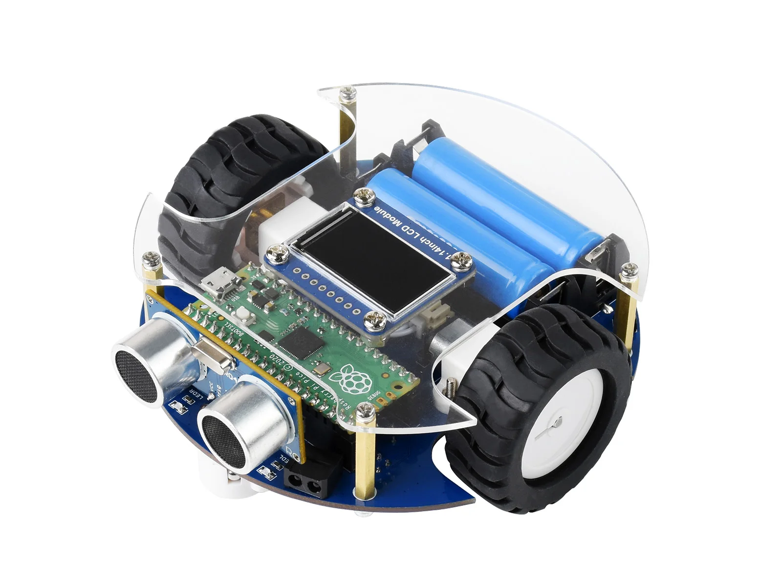 

PicoGo-EN,PicoGo Mobile Robot, Based On Raspberry Pi Pico, Self Driving, Remote Control,Fast get started with smart robot design