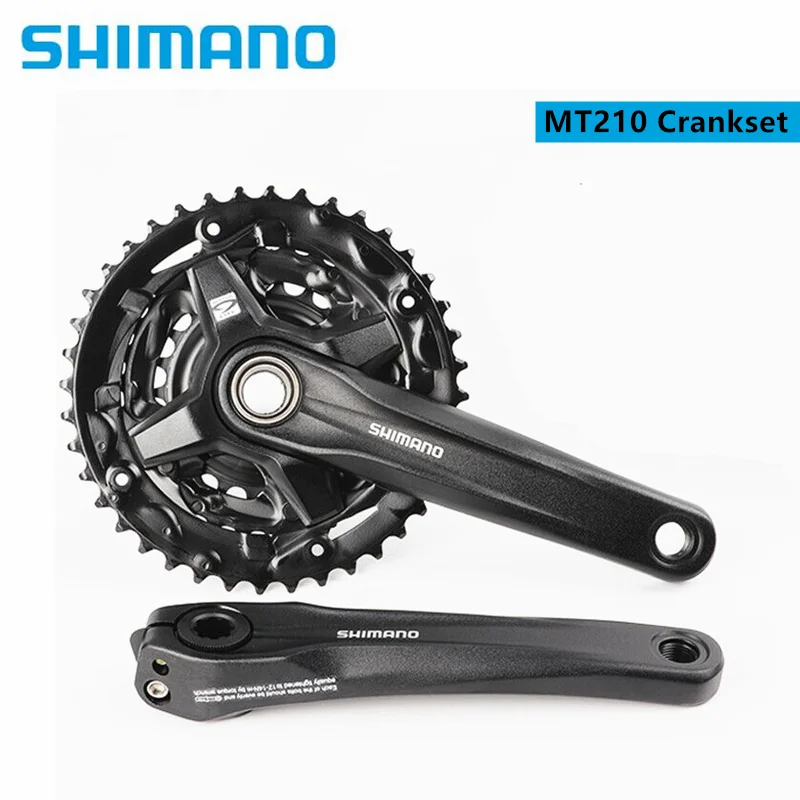 

Комплект Шатунов для горного велосипеда Shimano Alivio MT210, 2 шт., 170 мм, 44-32-22T, 3x, 9 скоростей, с нижним кронштейном MT500