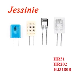2PCS HR31 HR31D HR202 HR202L HJ3180B Hygrometer Humidity Sensitive Resistor Sensor Element Humidity Sensor Module with Case