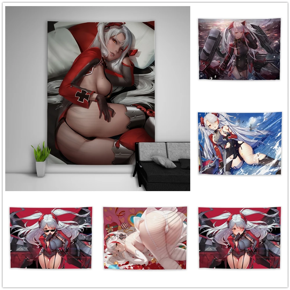 Azur Lane Prinz Eugen Print Canvas Painting Wall Art Decor Pictures for Home Decoration Picture on The Kids Room Wall Decoration