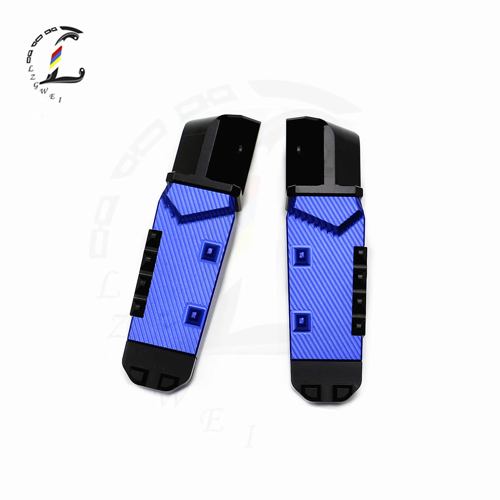 Motorcycle Footpegs Foot Pegs Rear Rest For Kawasaki ZZR1400 ER6N ER6F Z1000SX Versys650 ZZR 140 ER 6N Z1000 SX Pedals Footrests