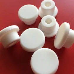 1PCS White Food Grade Silicone Rubber Plugs Blanking End Caps Seal stopper 15mm to 37.6mm T Type Round Hole Plug