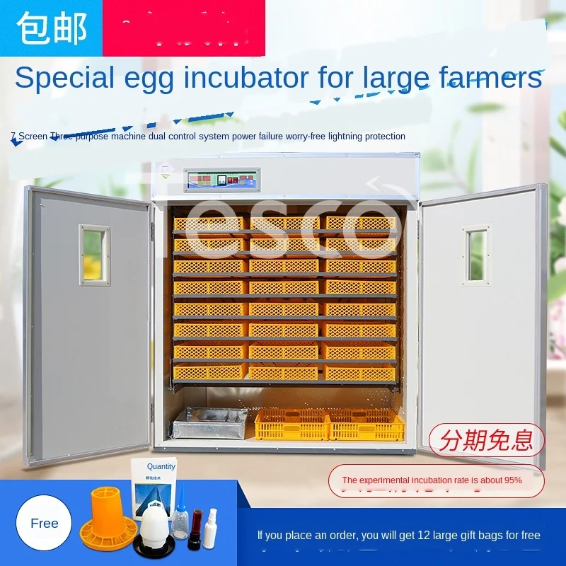 

Egg Incubator Chicken Automatic Intelligent Large Hatching Duck Goose Pigeon Industrial Medium Home